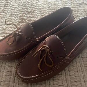 Cole Haan Brown Boat Shoes with Leather Laces